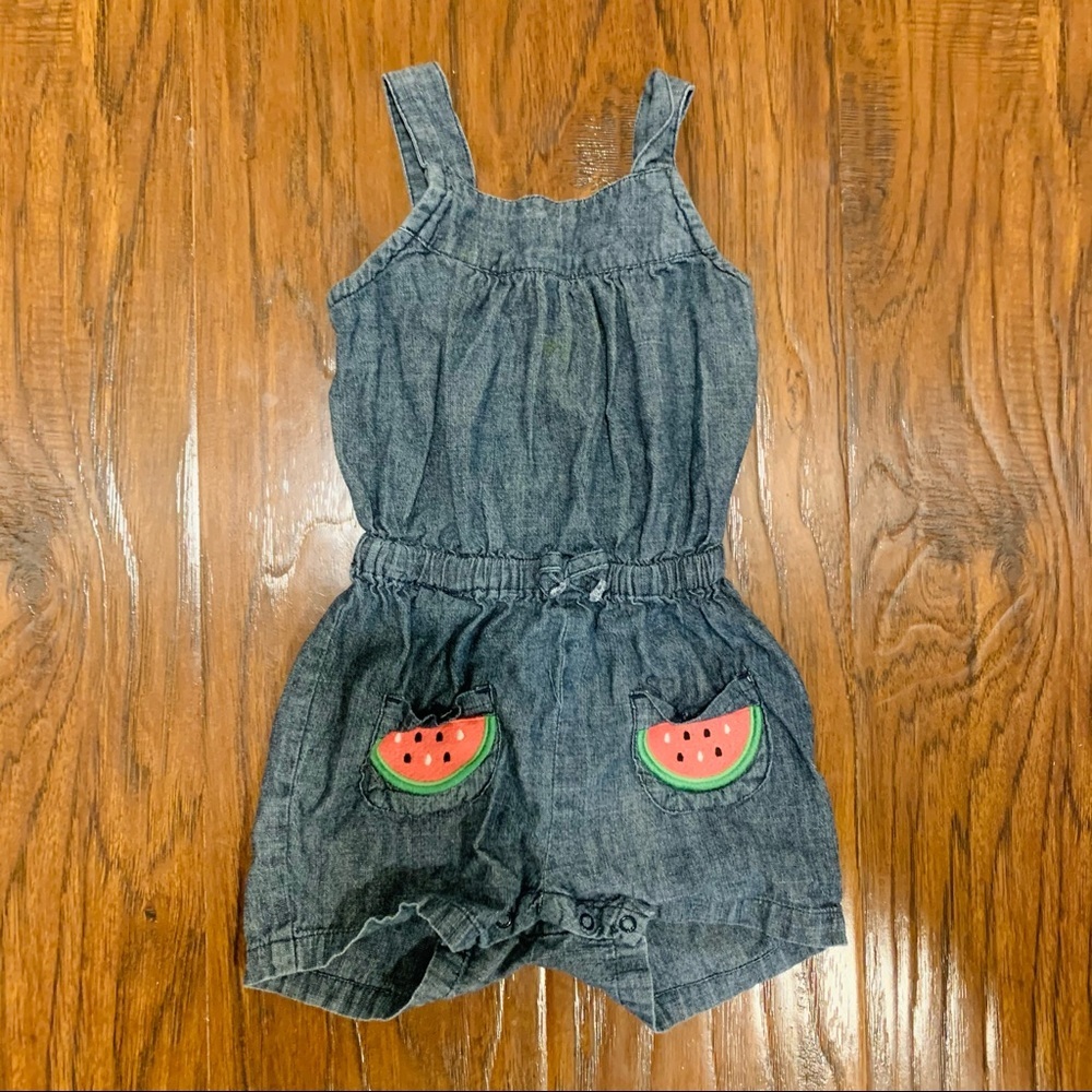 Gymboree | Denim Romper with Snaps